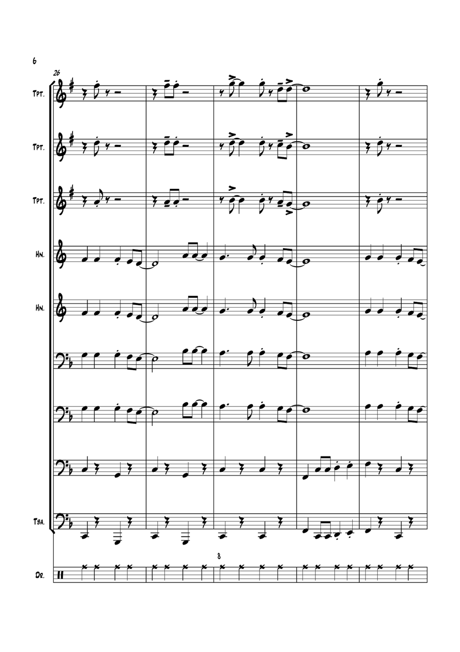 Soon And Very Soon Horn scores gallery preview page 6