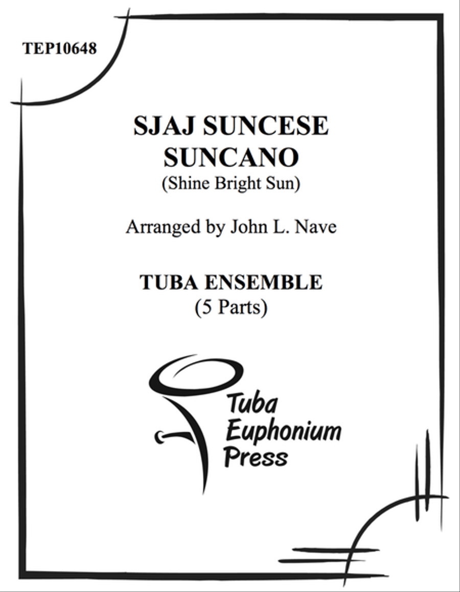 Sjaj Suncese Suncano Large Ensemble scores gallery preview page 1