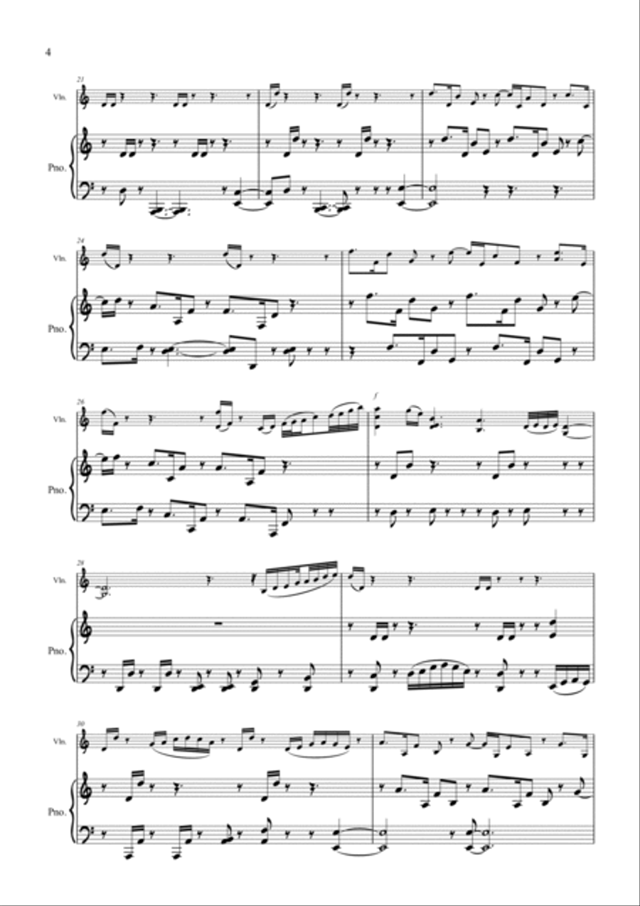 The Casting Of Bones String Duet scores gallery preview page 4