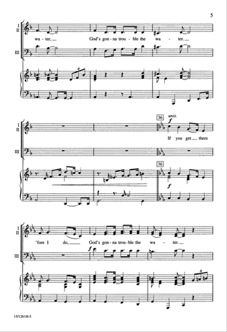 Wade in the Water 3-Part scores gallery preview page 6