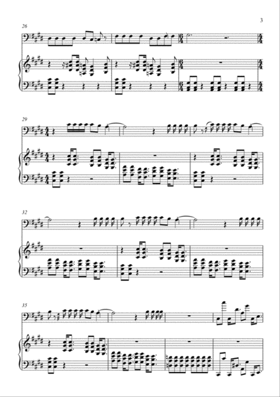 One Step Closer Double Bass scores gallery preview page 3