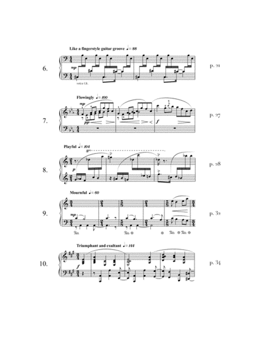 Impromptus - solo piano (Complete - 10 Impromptus)