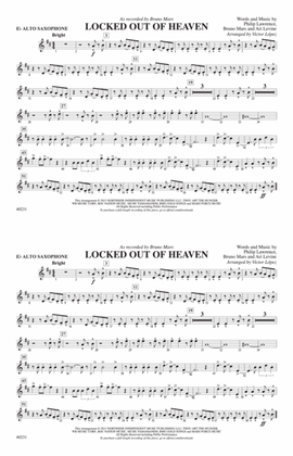 Book cover for Locked Out of Heaven: E-flat Alto Saxophone