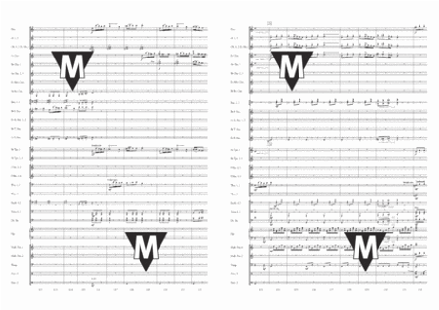 Romanian Dances II - Suite Concert Band scores gallery preview page 22