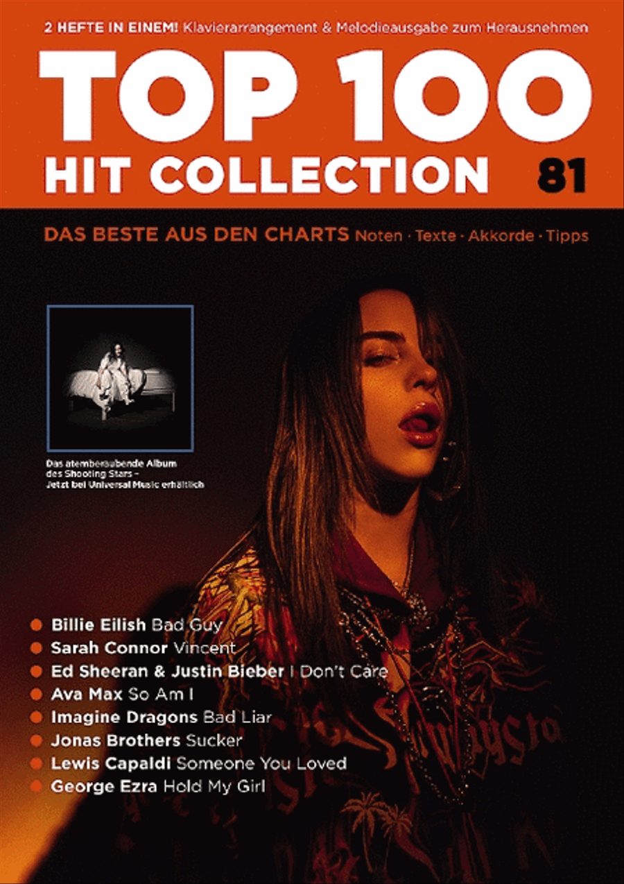 Top 100 Hit Collection 81 Vol. 81 Piano scores gallery preview page 1