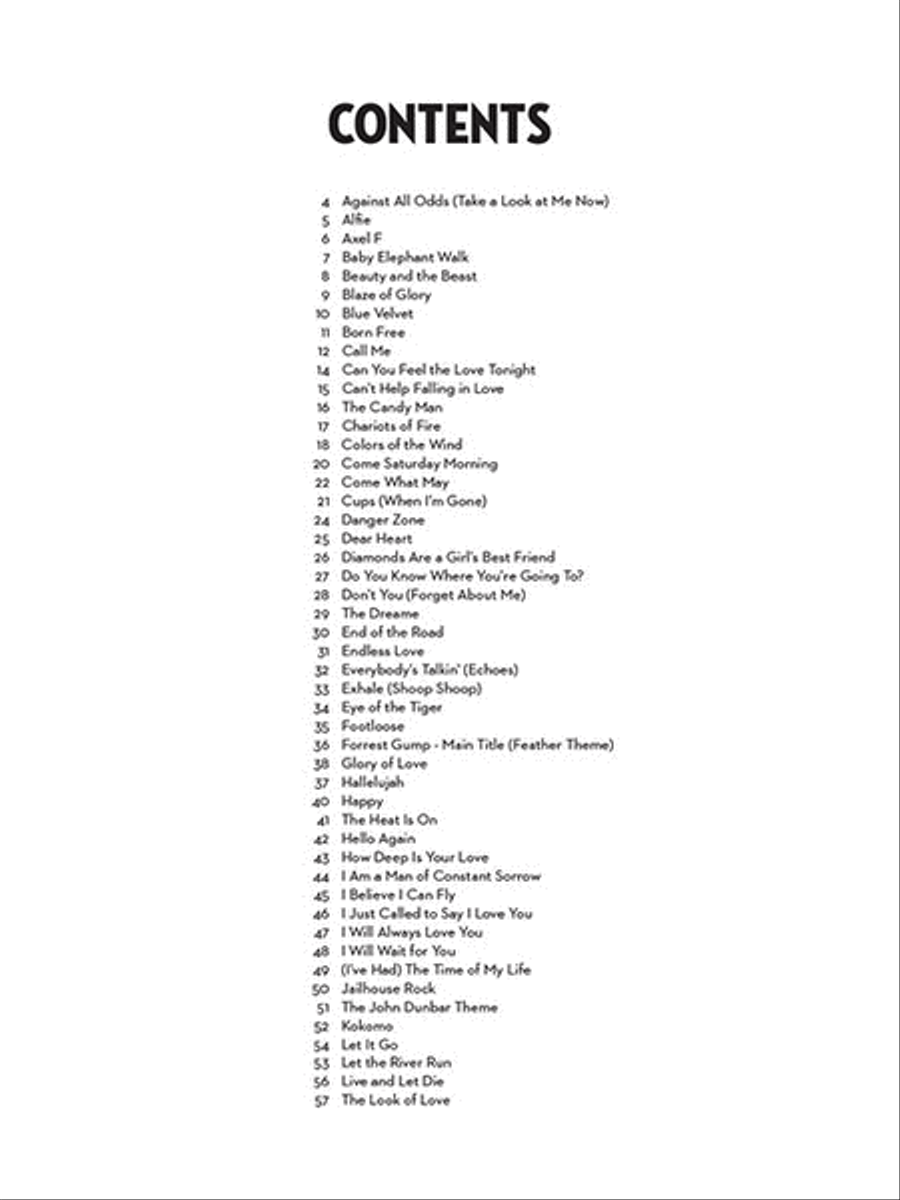 101 Movie Hits for Cello