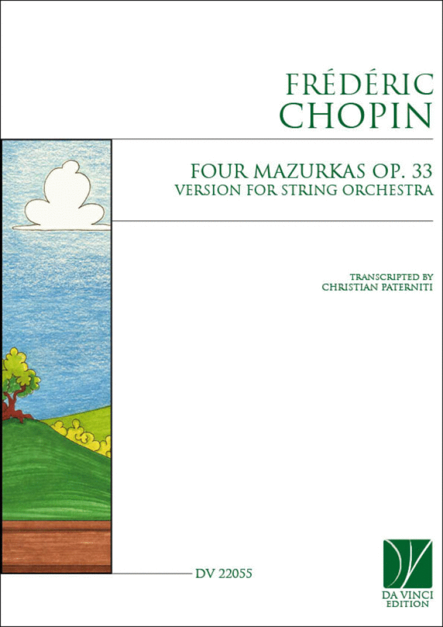 Four Mazurkas Op. 33 String Orchestra scores gallery preview page 1