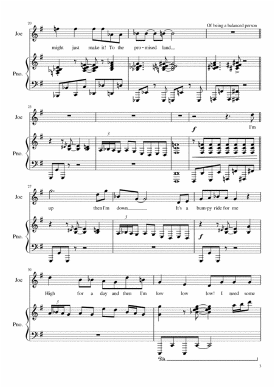 Today's Gonna Be Different Voice scores gallery preview page 3