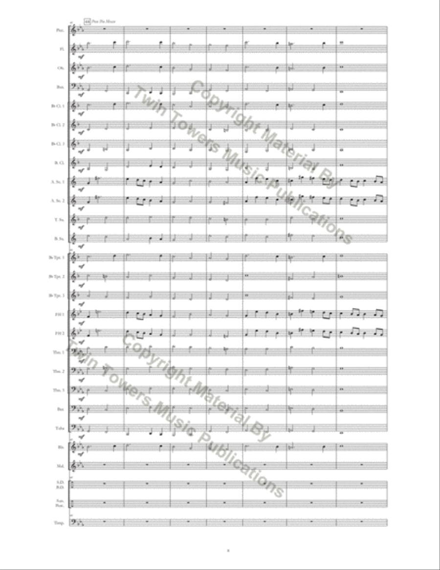 A Century of Opportunity Celebration Concert Band scores gallery preview page 10