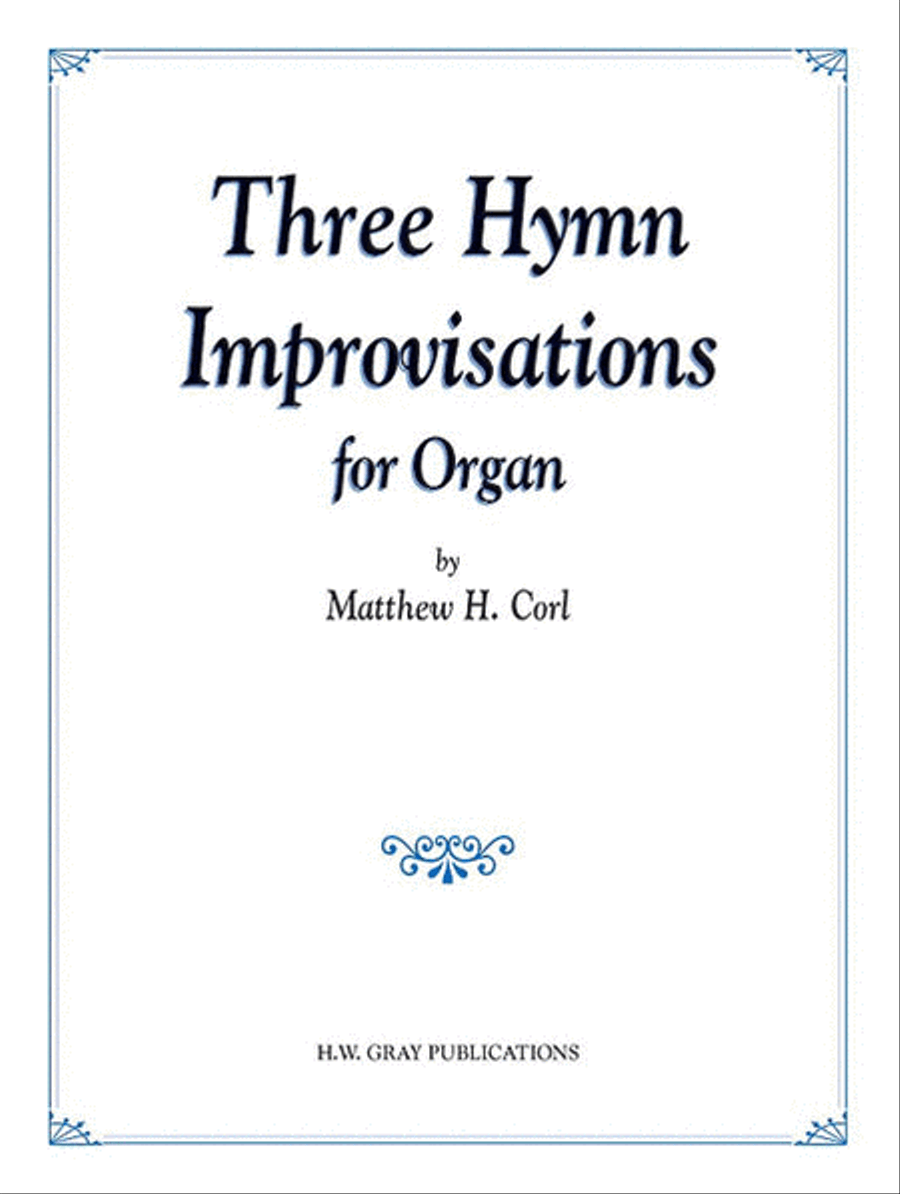 Three Hymn Improvisations Organ scores gallery preview page 1