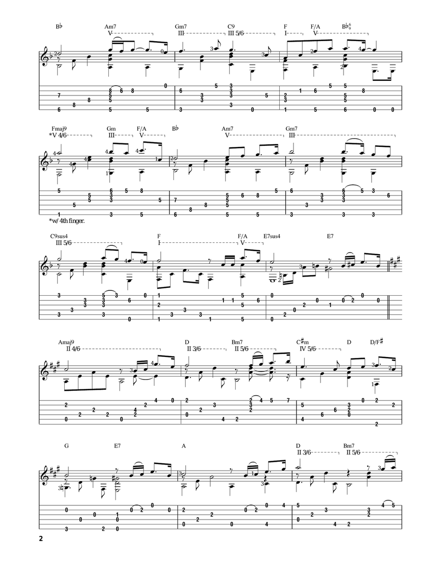 Love Will Find A Way (from The Lion King II: Simba's Pride) Guitar Solo scores gallery preview page 2