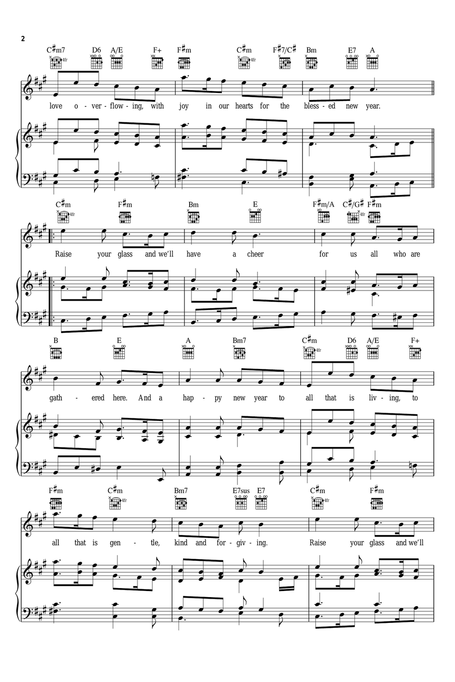 My Dear Acquaintance My Dear Acquaintance Piano, Vocal, Guitar scores gallery preview page 2