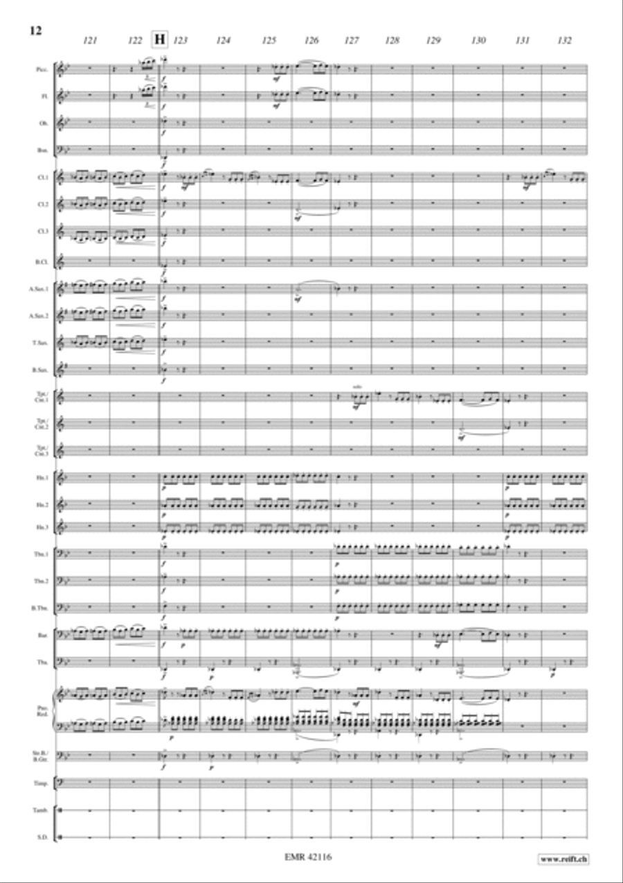 Largo Al Factotum Concert Band scores gallery preview page 12