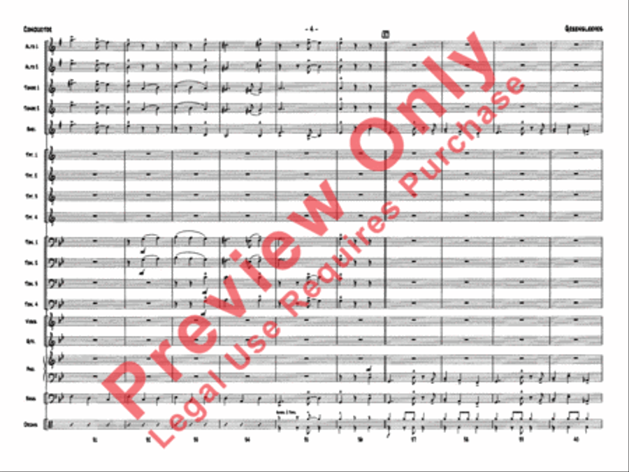 Greensleeves Jazz Ensemble scores gallery preview page 7
