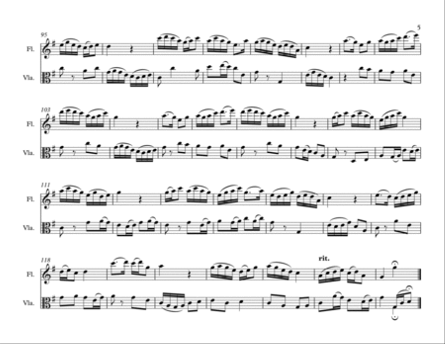 Buffalo Boy's Flute Flute scores gallery preview page 5