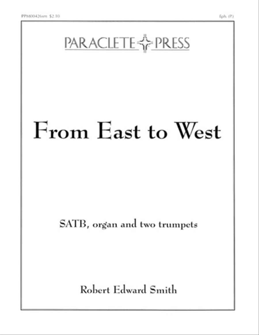 From East to West - Small Full Score 4-Part scores gallery preview page 1
