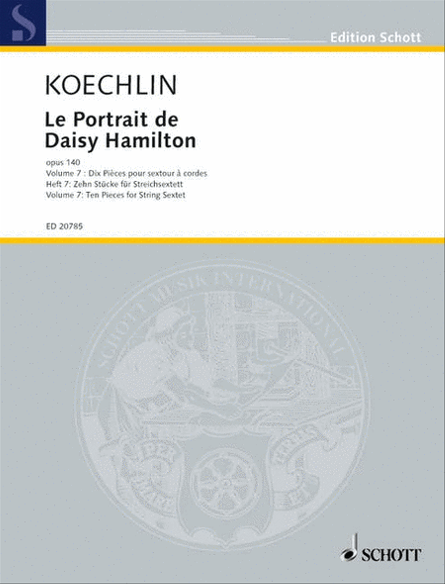 Le Portrait de Daisy Hamilton Chamber Music scores gallery preview page 1