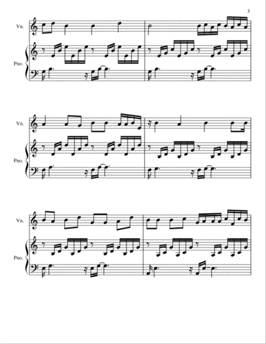 Prelude in C String Duet scores gallery preview page 3