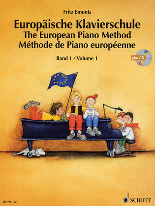 Book cover for The European Piano Method - Volume 1