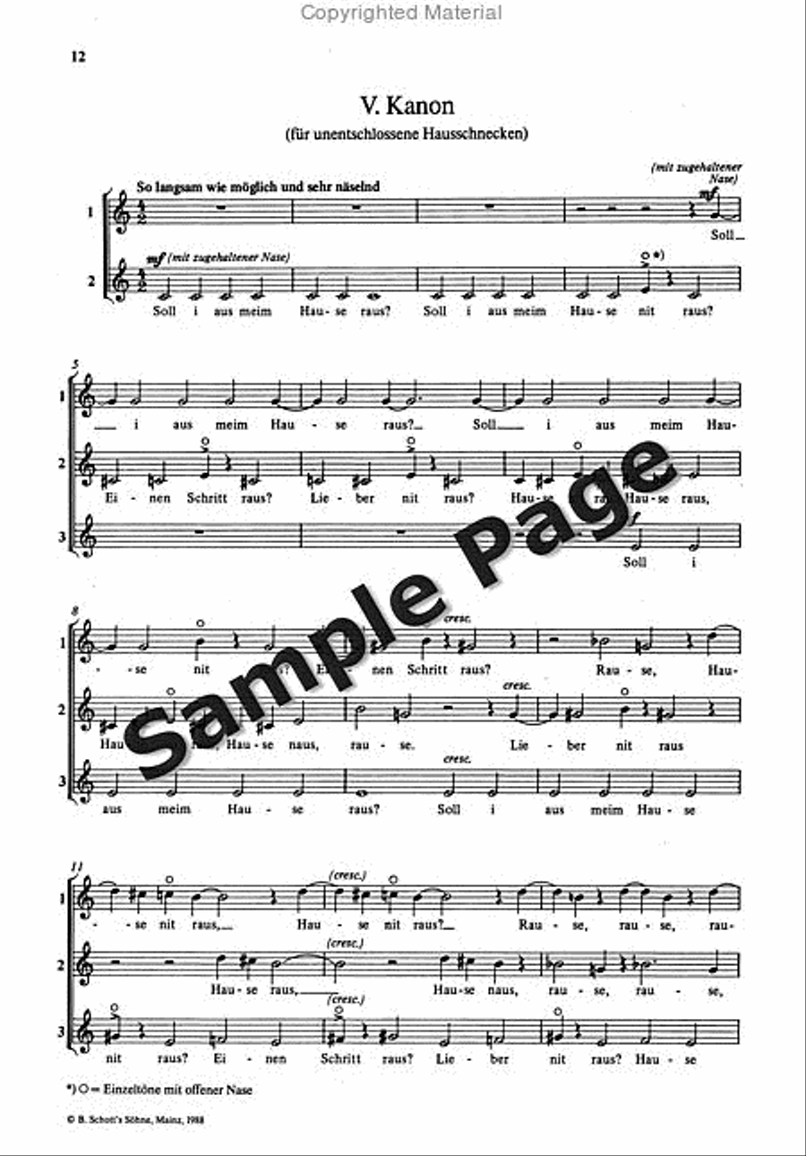 Das Grosse Lalula SSA scores gallery preview page 12