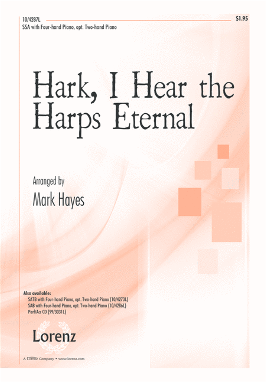 Hark, I Hear the Harps Eternal SSA scores gallery preview page 2