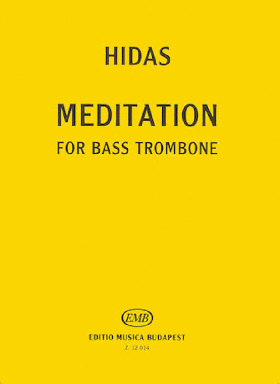 Meditation for Bass Trombone Solo Bass Trombone scores gallery preview page 1