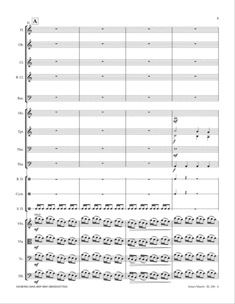 Irma's March Irma's March Full Orchestra scores gallery preview page 5