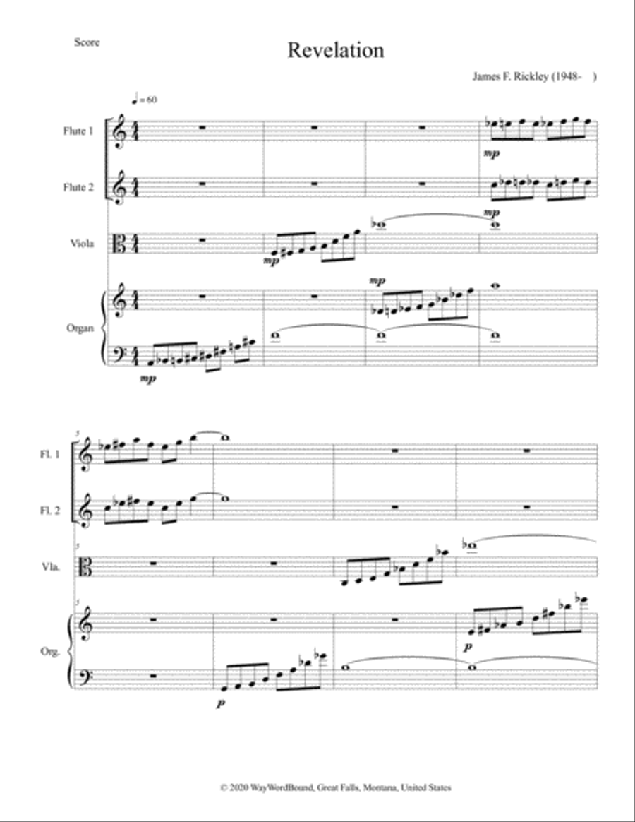 Revelation Revelation Small Ensemble scores gallery preview page 2