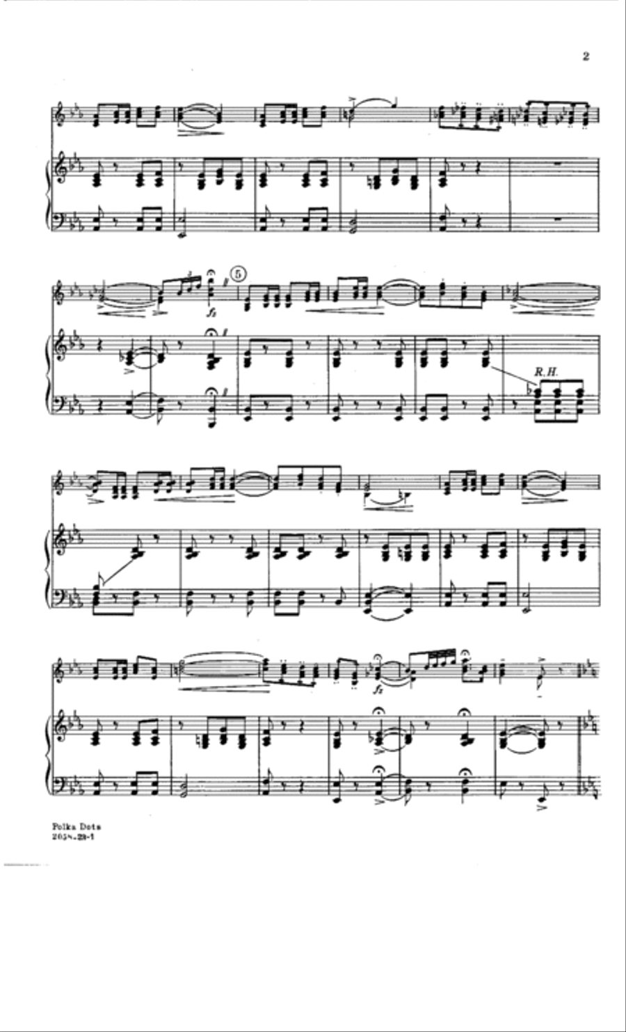 Polka Dots Polka Dots Trombone scores gallery preview page 3