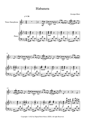 Habanera - Georges Bizet (Tenor Sax + Piano)