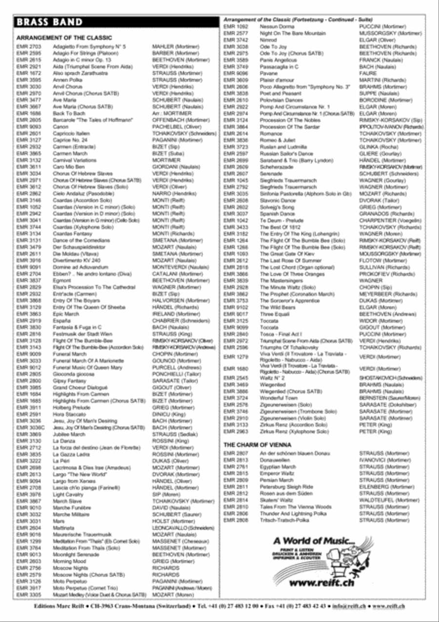 Sabre Dance Sabre Dance Brass Band scores gallery preview page 4