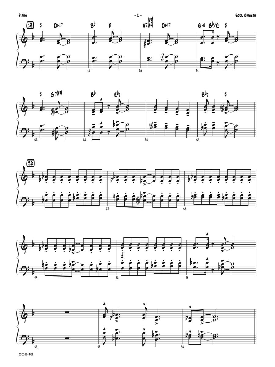 Soul Chicken: Piano Accompaniment Piano Accompaniment scores gallery preview page 2