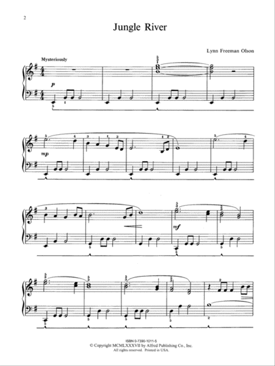 Jungle River Jungle River Easy Piano scores gallery preview page 3