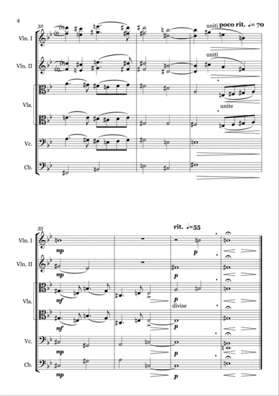 Not To Be Forgotten Not To Be Forgotten String Orchestra scores gallery preview page 6