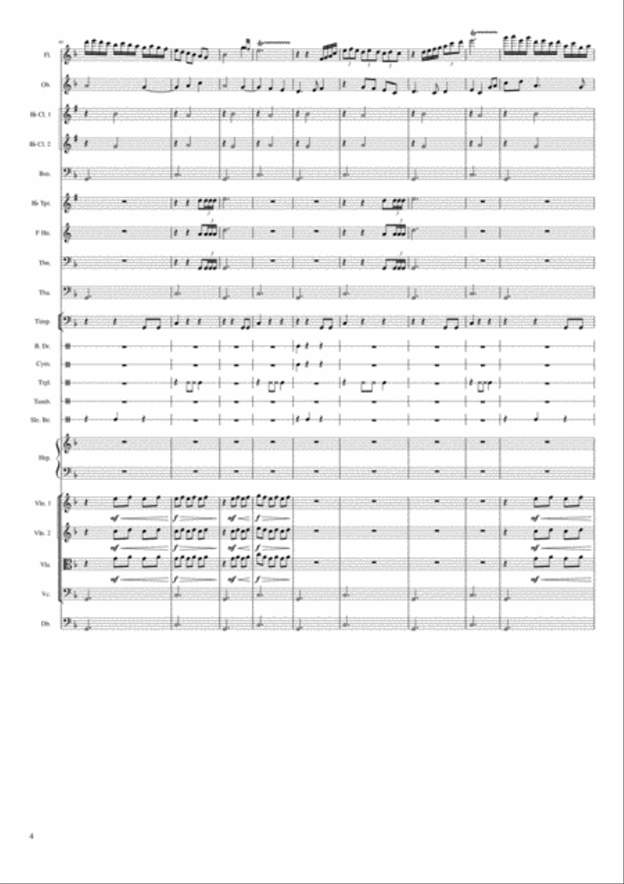 Reappearance of the Mary Celeste Full Orchestra scores gallery preview page 4