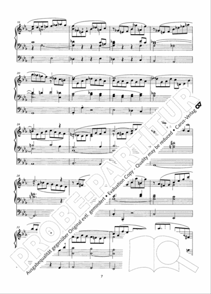 Zwolf Charakterstucke op. 156 Organ Solo scores gallery preview page 8