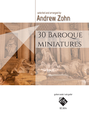 Book cover for 30 Baroque miniatures