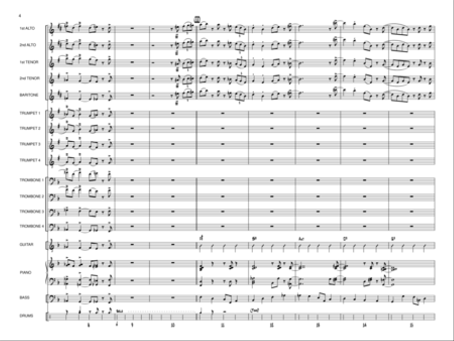 Pedal to the Metal Jazz Ensemble scores gallery preview page 3