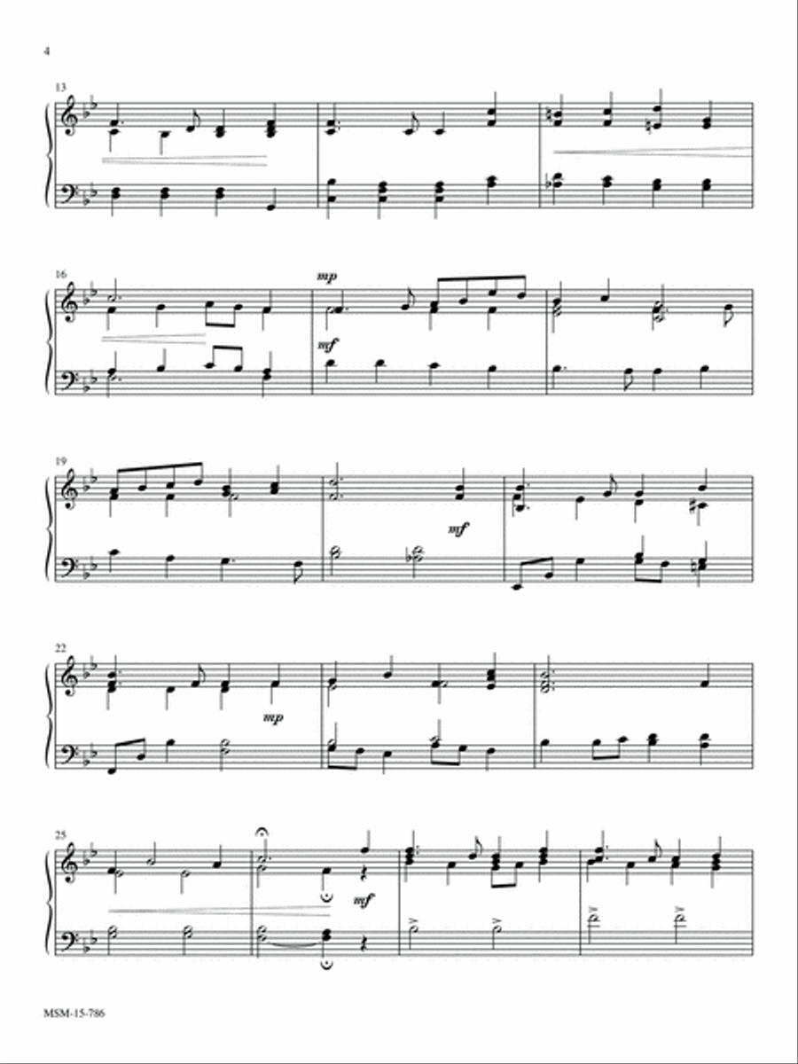 How Great Thou Art Piano Solo scores gallery preview page 6