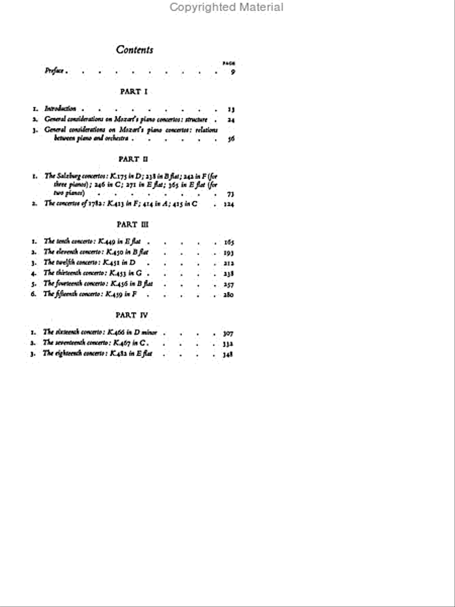 Mozart and His Piano Concertos Piano Solo scores gallery preview page 2