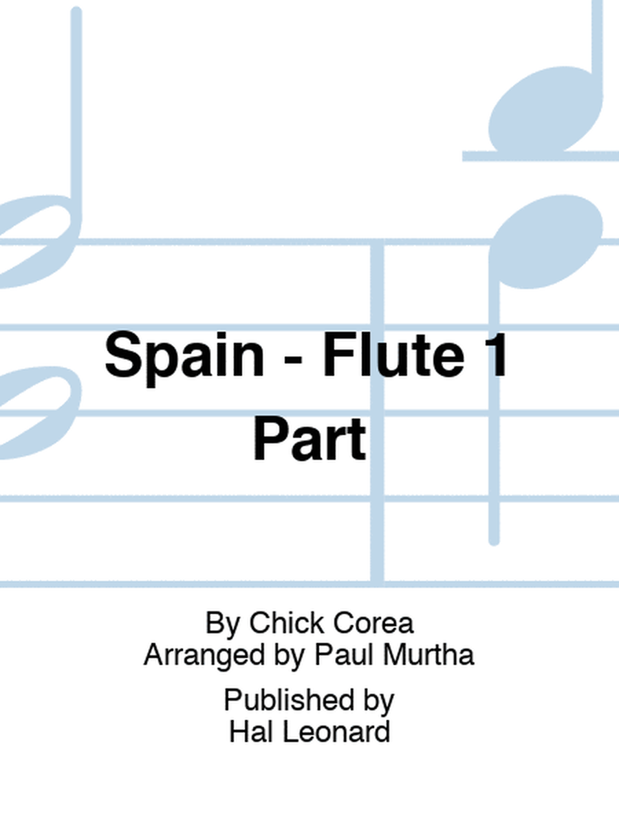 Spain - Flute 1 Part