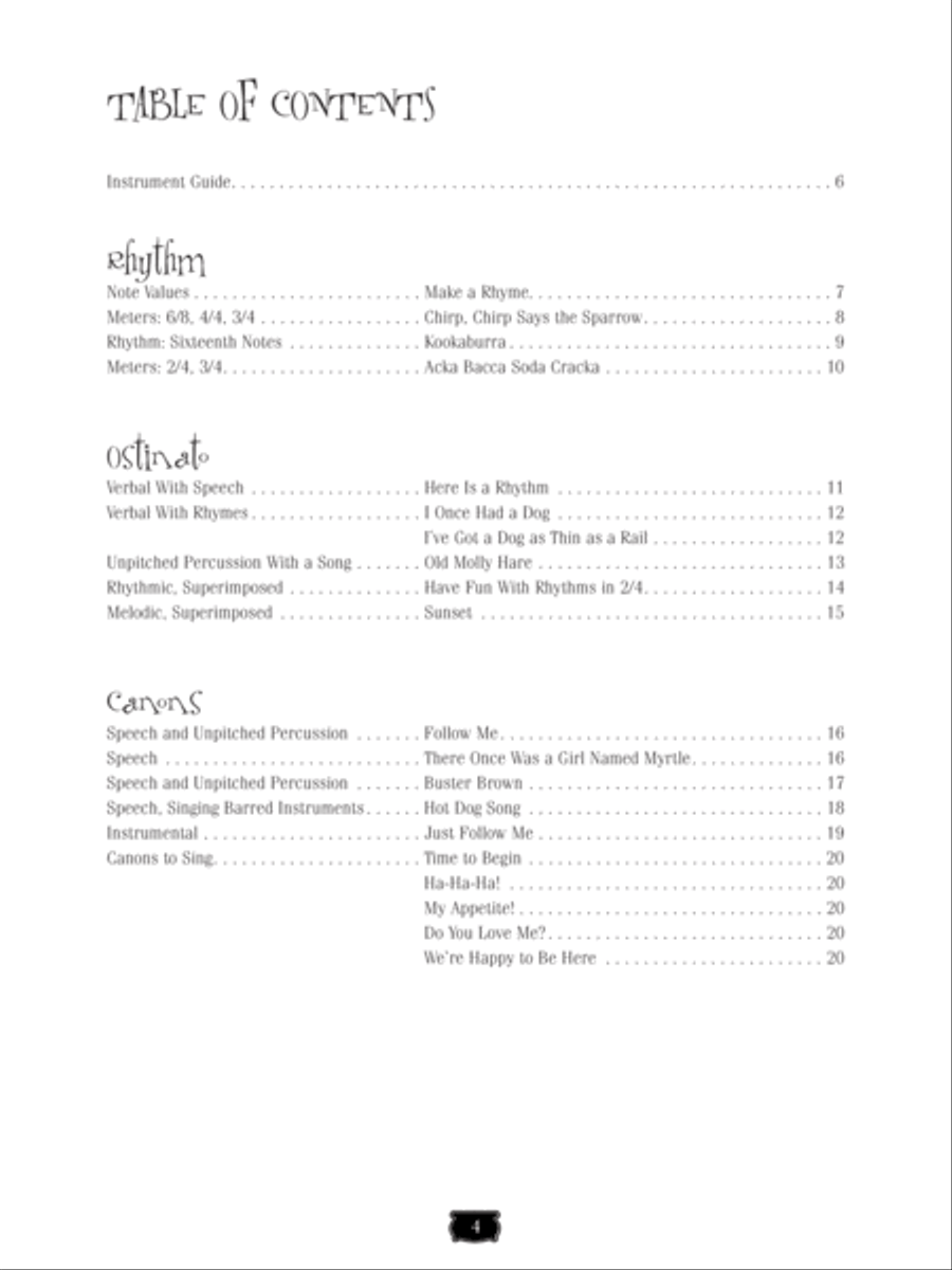 Pot-Pourri Pot-Pourri Classroom Materials scores gallery preview page 2