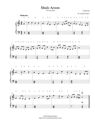 Shule Aroon (Siúil A Rún) - for easy piano