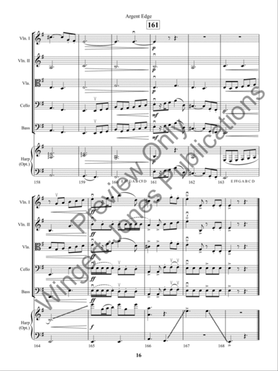 Argent Edge String Orchestra scores gallery preview page 19