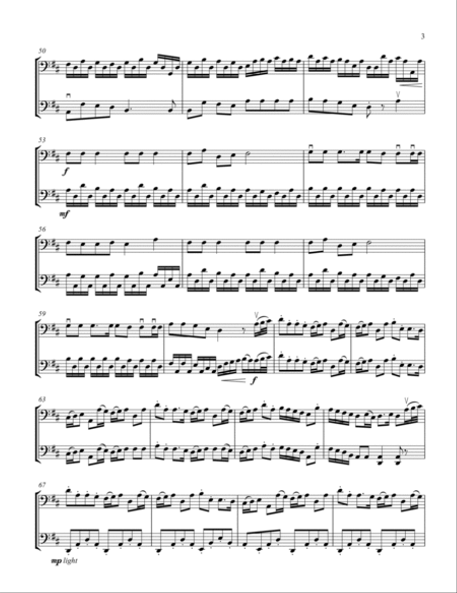 Jingle Bells Jingle Bells String Duet scores gallery preview page 4