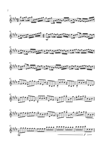 "Canon in D" by Pachelbel - Version for CLARINET SOLO. image number null