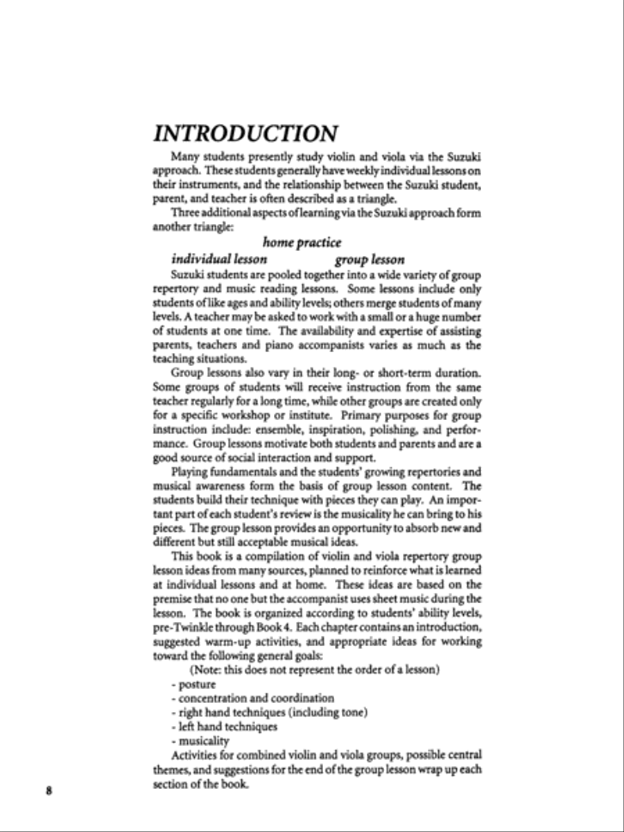 Group Lessons for Suzuki Violin and Viola Viola scores gallery preview page 6