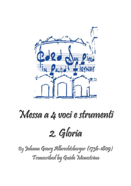Johann Georg Albrechtsberger - Messa a 4 voci e strumenti 2. Gloria image number null