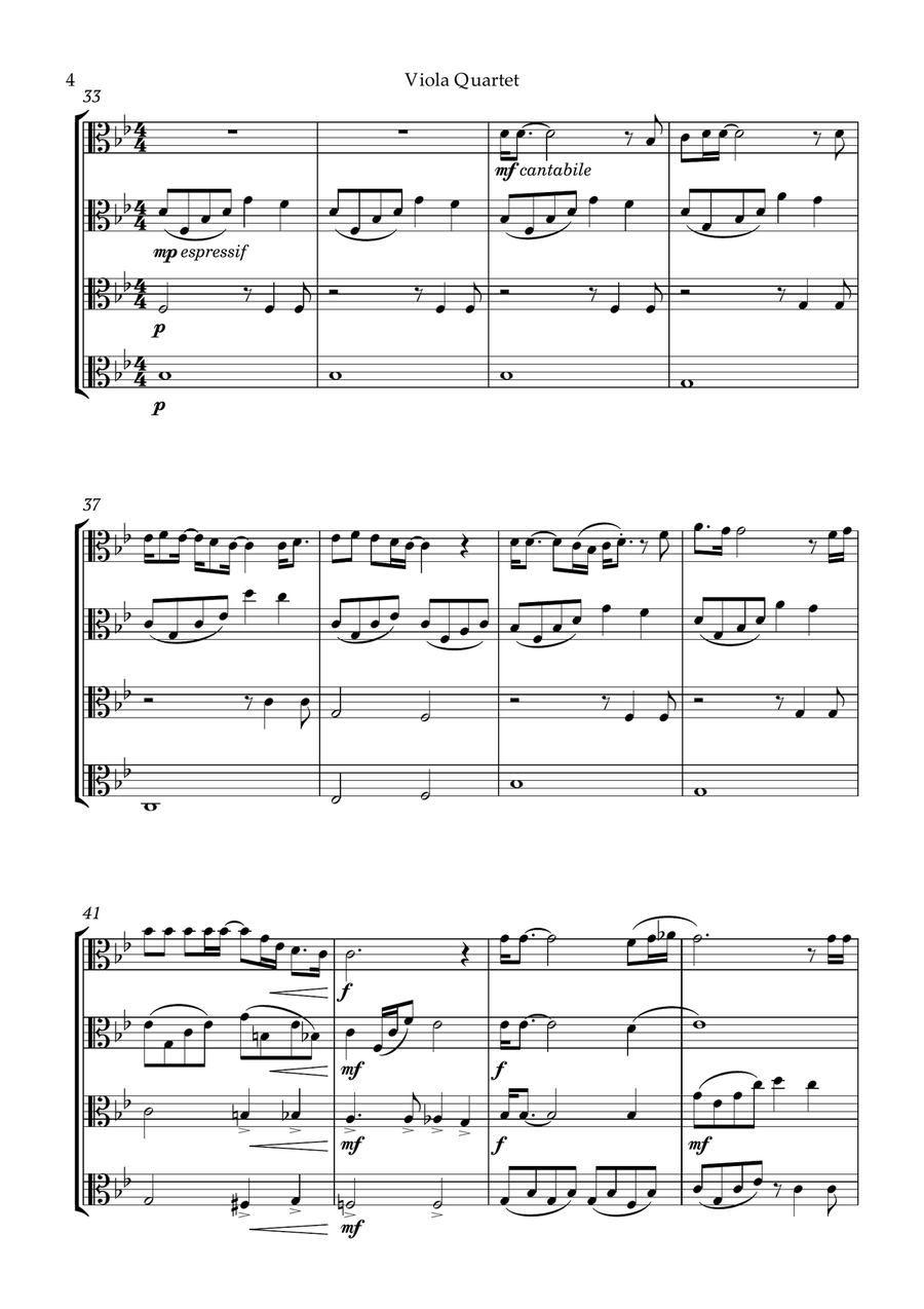 Bohemian Rhapsody Viola Solo scores gallery preview page 5
