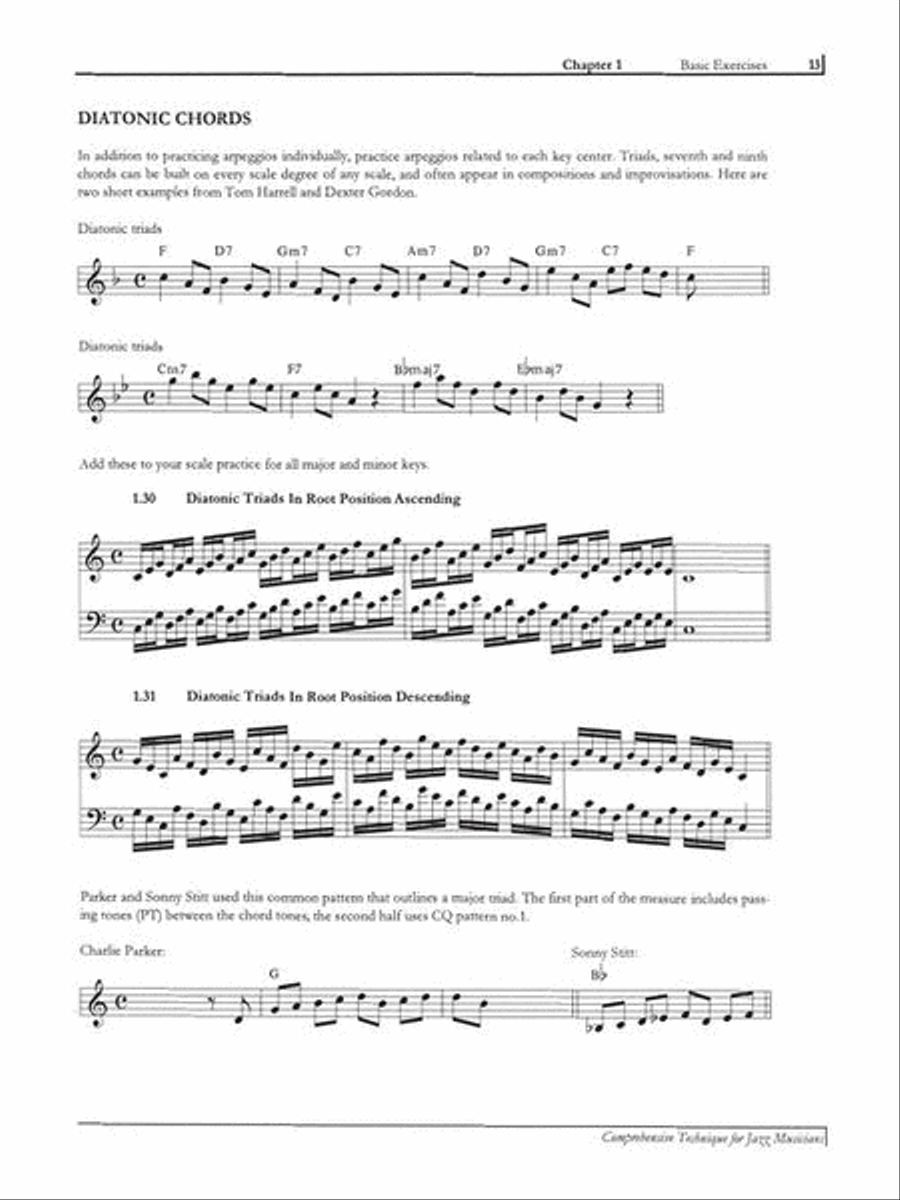 Comprehensive Technique for Jazz Musicians – 2nd Edition Collection / Songbook scores gallery preview page 22